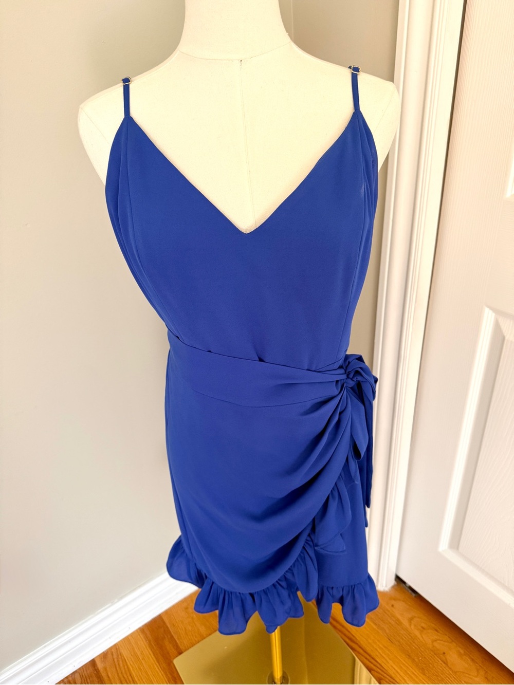 Lilly Pulitzer Bright Royal Blue and Hot Pink Labeled Dress